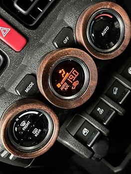 新型ジムニー エアコンダイヤルリング 欅(ケヤキ) jb64 jb74 Amazon.co.jp: 新型ジムニー エアコンダイヤルリング